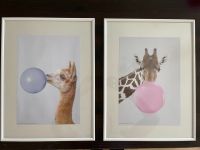 Bilder Kinderzimmer gerahmt Ikea 30x40 Giraffe Lama Düsseldorf - Pempelfort Vorschau