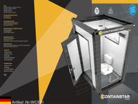 Sanitärcontainer❗Wccontainer❗Duschcontainer 1,20 m x 1,50 m x 2,71 m  2.699 € Düsseldorf - Friedrichstadt Vorschau