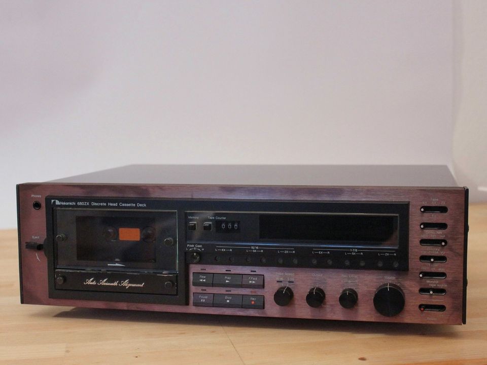 NAKAMICHI 680ZX HIGH END TAPEDECK + HANDLES + MANUAL in Nortorf