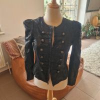 Nagelneu Lederjacke Bikerjacke edel schwarz Blazer Lederimitat Gl Schleswig-Holstein - Wacken Vorschau