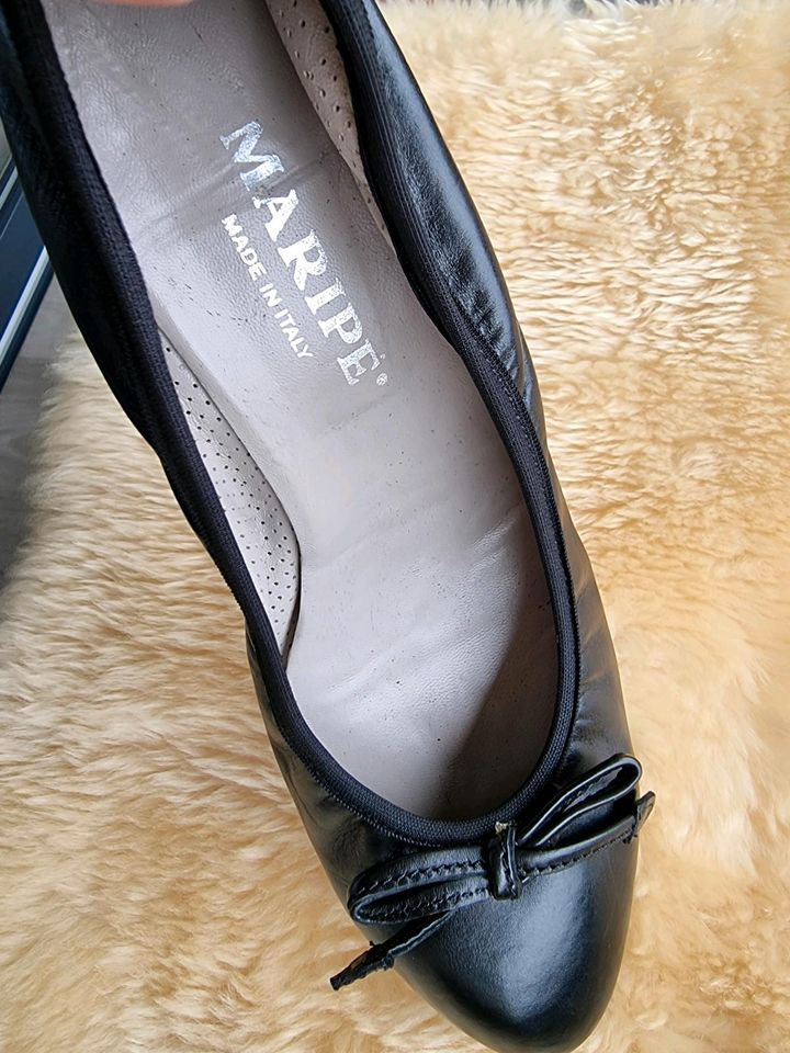 Maripe Ballerina Pumps schwarz Größe 40 vgl. Paul Green in Wöllstadt