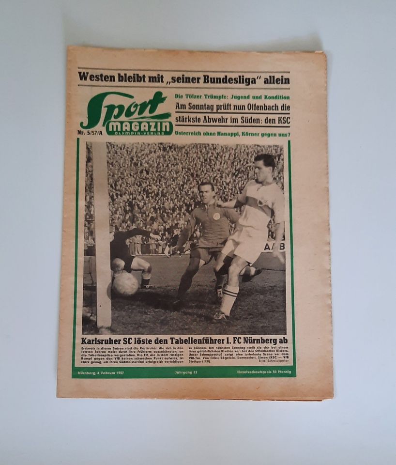 Sportmagazin Nr. 05/57  von 04.02.1957 in Rottenburg am Neckar