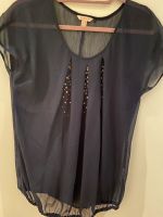 Chiffonbluse Esprit dunkelblau Gr. 34 mit Pailletten Nordrhein-Westfalen - Iserlohn Vorschau