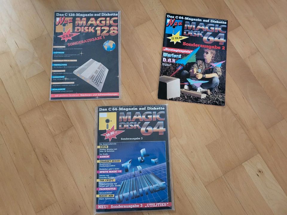 Magic Disk 64, C64 Spiele,  C64 Magazin 1990, 1991, 1992, 1993 in Jever