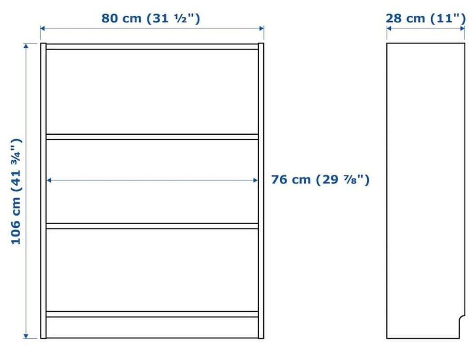 SUCHE IKEA Billy B/H/T = 80/106/28 in Wasbüttel