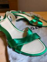 Hogan Riemchen Sandalen, Abendschuhe, Peeptoe, grün, Absatz, 36 Saarbrücken-Mitte - St Johann Vorschau