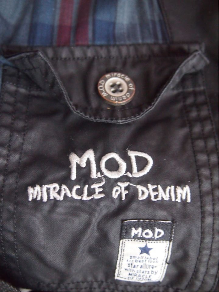 Sportliche Herren Jacke schwarz M.O.D. Miracle of Denim  Gr. M in Ebersbach/Sachsen