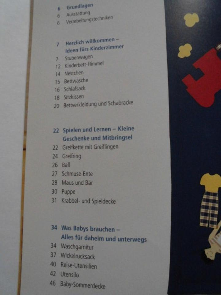 Nähen fürs Kinderzimmer Wenn das Baby kommt mit Vorlagenbogen in Bad Kissingen