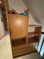 Schrank aus hellem Holz, ideal für Dachschrägen 108 cm lang Berlin - Reinickendorf Vorschau