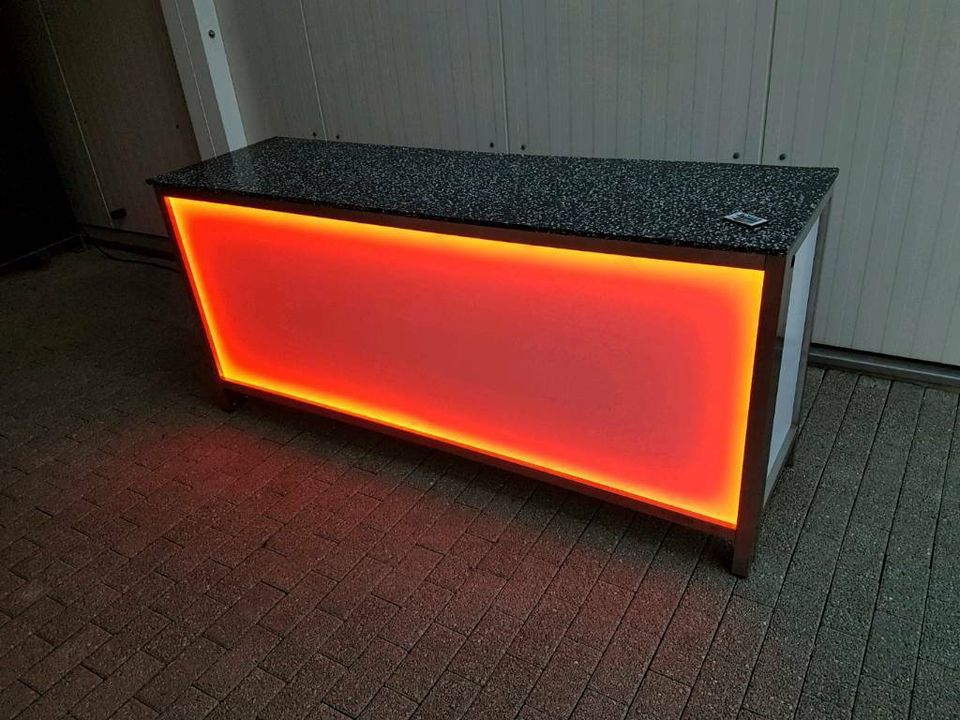 Verleih Klapptheke LED mobile Theke mit LED Front in Werne