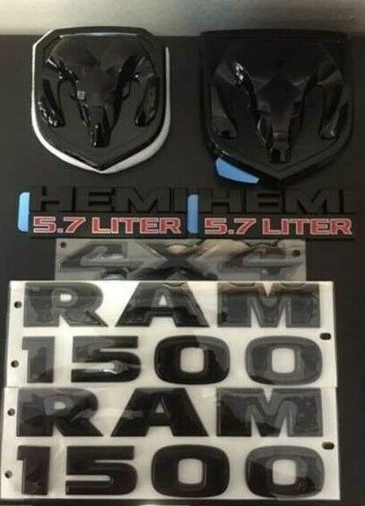 Dodge Ram 13-18 original Mopar Emblem Set Black Edition in Erfurt