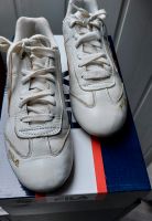 Retro Fila weiß/ gold Lederturnschuhe Gr. 39 Bayern - Windischeschenbach Vorschau