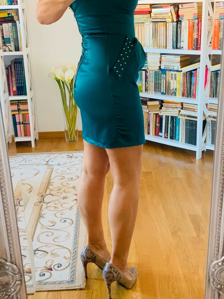 Cocktail Kleid/mini Dress,Gr.36/S,petrol grün,elegant/party in München