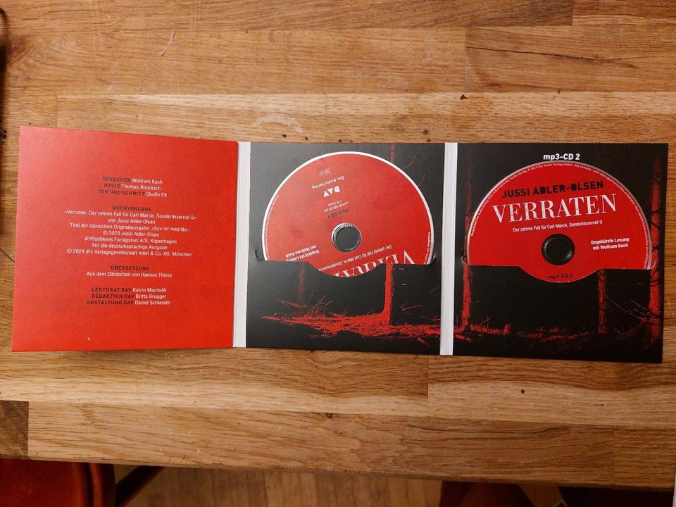 Jussi Adler Olsen "Verraten" MP3 Hörbuch ungekürzt *wie neu* in Jestetten