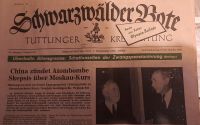 SCHWAZWÄLDERBOTE ZEITUNG VOM 17/18 Oktober von 1964 Baden-Württemberg - Mahlstetten Vorschau
