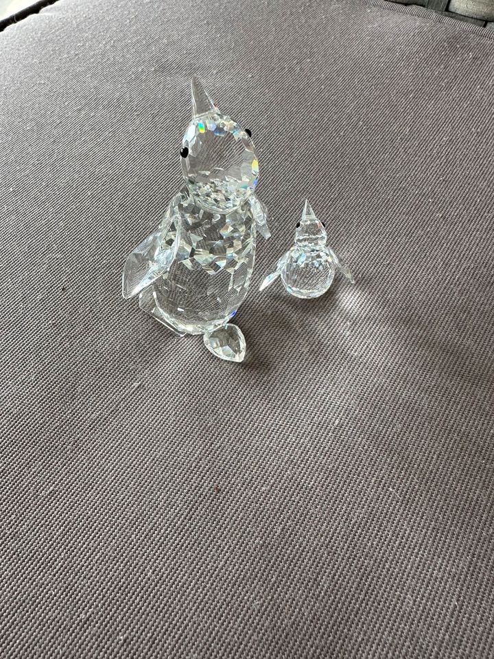 2 Original Swarovski Crystal Pinguine in Gerolsheim