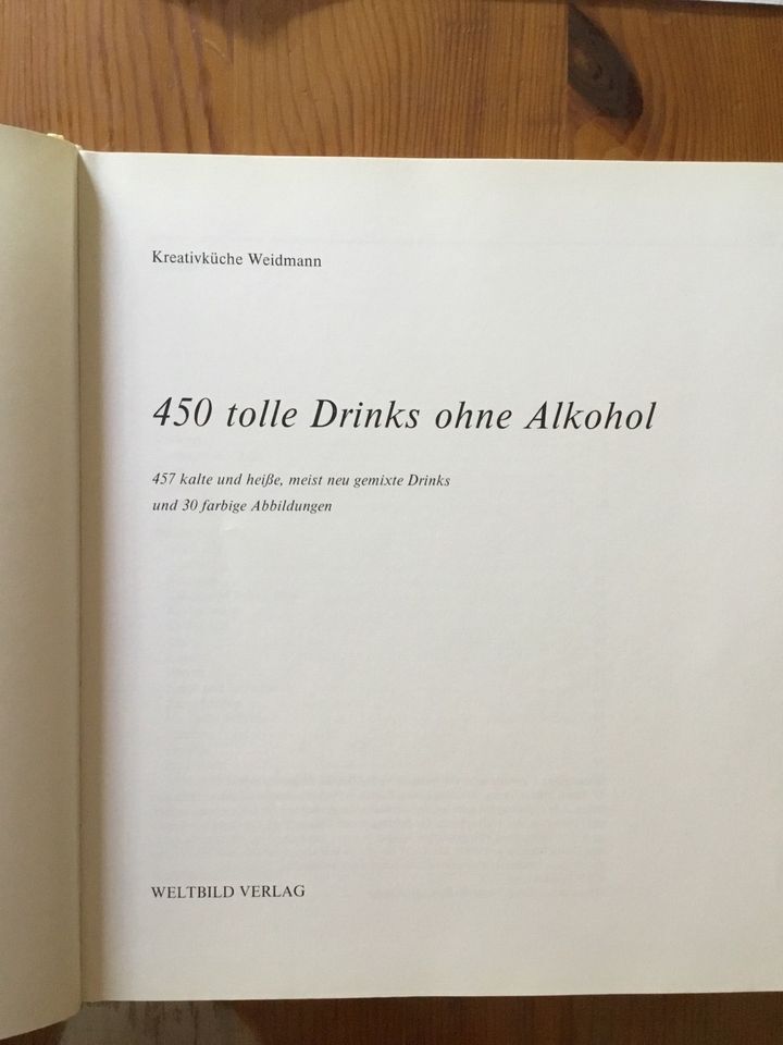 Buch 450 tolle Drinks ohne Alkohol in Baden-Baden