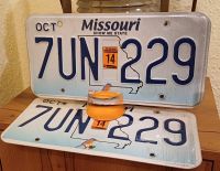 Nummernschild USA –Kennzeichen Missouri-Paar- Essen - Essen-Stadtmitte Vorschau