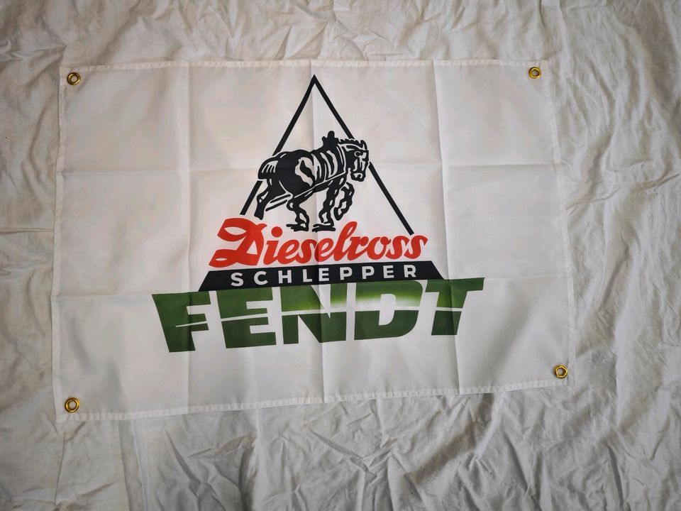 616 Fendt Schlepper Fahne Banner Flagge Werkstatt Werbung neu in Chemnitz