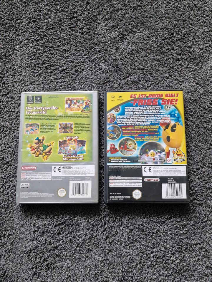 Nintendo GameCube Spiele : MarioParty 5 , Pac Man world 3 in Recklinghausen