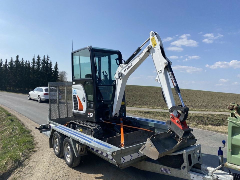 Minibagger mieten 1,9 Tonnen in Coburg