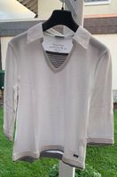 CECIL Shirt Gr S 36 3/4 Arm WEISS weiß grau Baumwolle Kragen wNEU Nordrhein-Westfalen - Düren Vorschau