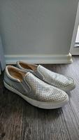 Clarks Loafer Ballerina Slipper Sneaker Größe 39 ,5 Silber weiss Bayern - Bamberg Vorschau
