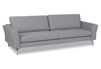 Sofa 3-Sitzer silber grau Metall Couch Strukturstoff Bielefeld - Bielefeld (Innenstadt) Vorschau