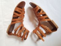 NEU 39/40 Leder Römer-Sandalen Akira braun Gladiator Riemchen Kiel - Hassee-Vieburg Vorschau