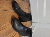 Black short faux leather boots -Schwarze kurze Kunstleder stiefel Berlin - Charlottenburg Vorschau