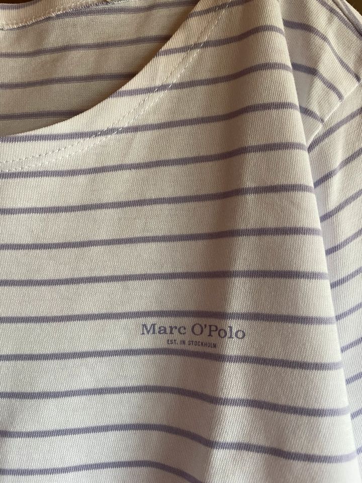 Ringelshirt Marc o’Polo L flieder weiß in Contwig