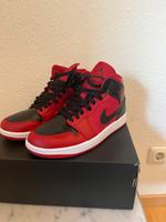 Nike Air Jordan Mid rot/schwarz Gr.40 Bayern - Unterhaching Vorschau