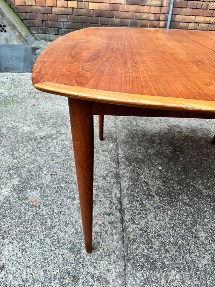 Esstisch erweiterbar > 210cm Teak Tisch danish Design Vintage Esszimmertisch Teakholz Dänemark 60er Retro in Berlin