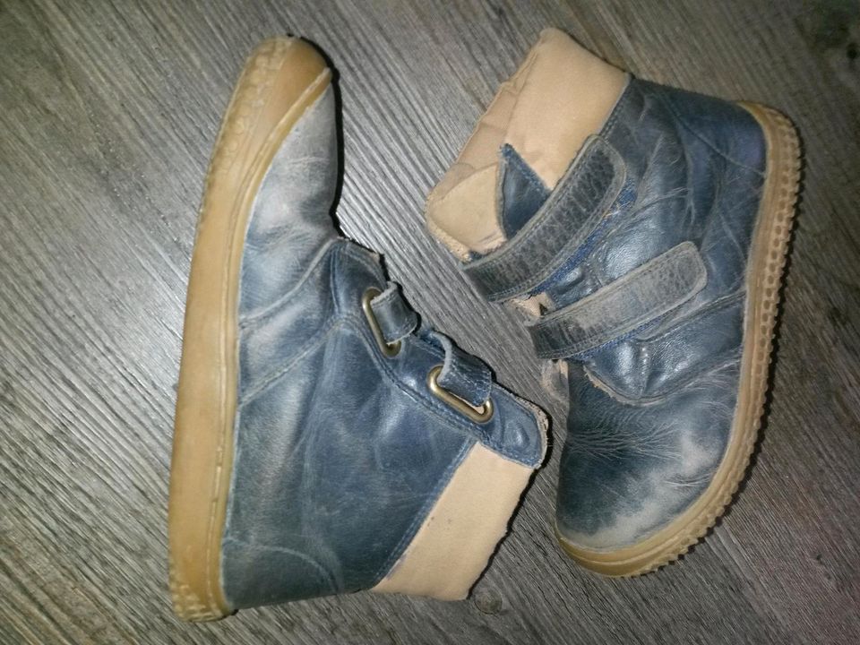 Filii Barfußschuhe Gr. 30 Blau, Wollfutter in Chemnitz