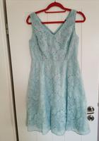 Zero Kleid festlich floral Hochzeit türkis Gr. 36 / s Mecklenburg-Vorpommern - Stralsund Vorschau