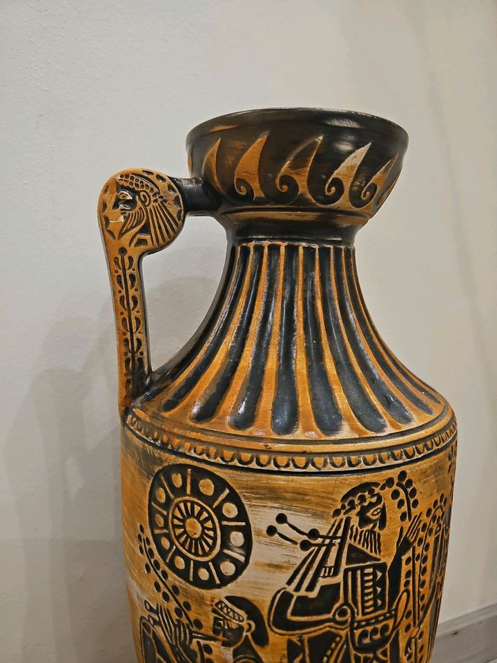 Eduard Bay Keramik ✅ 46cm sumerische Stilvase Large Mid-century S in Alsdorf