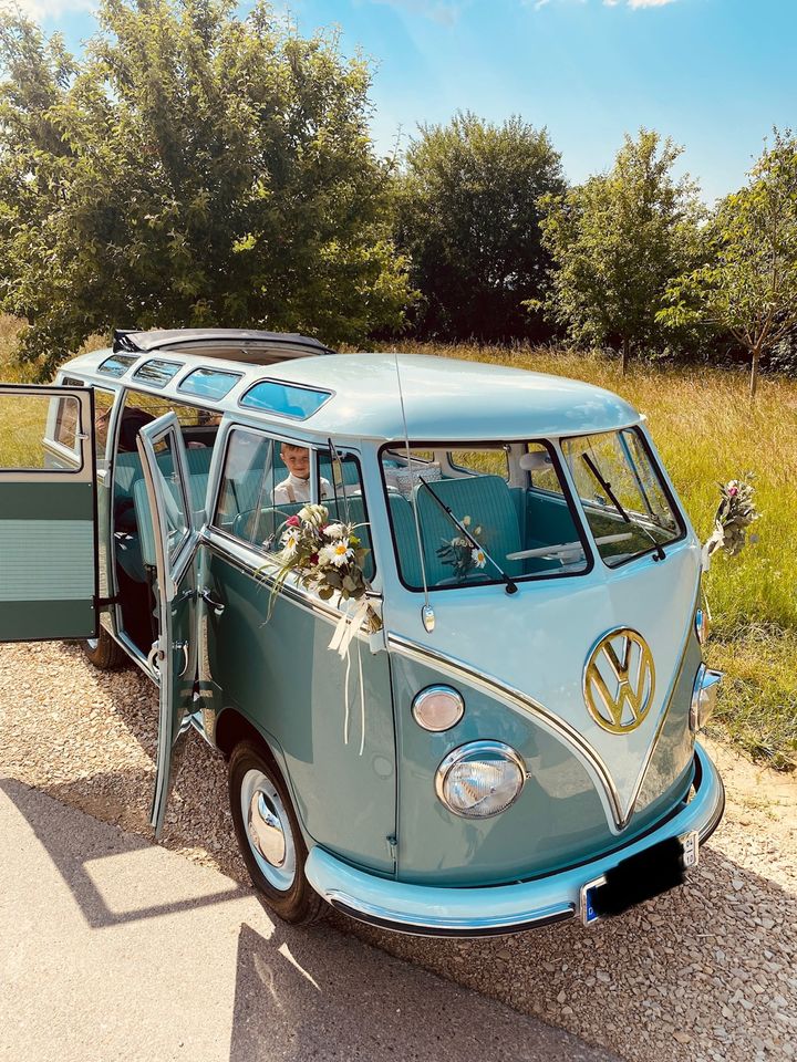 VW T1 Samba Bulli mieten Hochzeitsauto Brautauto Oldtimer in Berg bei Neumarkt i.d.Opf.