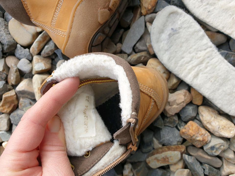 Filii Timbii Winterschuhe Nubukleder/ Barfußschuhe in Wolfhagen 