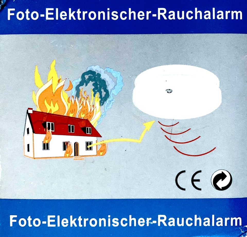 Foto elektronischer Rauchmelder Rauchwarnmelder RWM in Hamburg