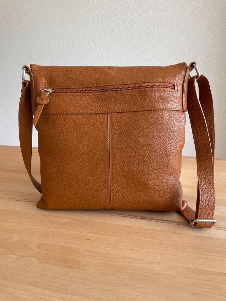 Handtasche Schultertasche echt Leder braun in Neu Ulm