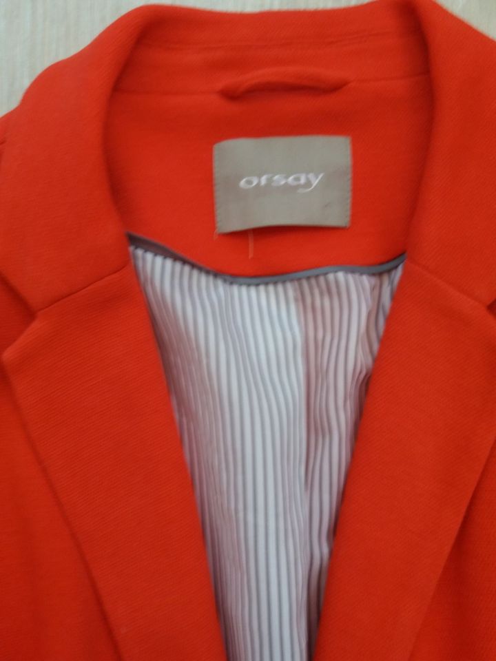 Orsay Blazer, Jacke, rot, Anzugsjacke, Gr. S/ 36, wie neu in Bautzen