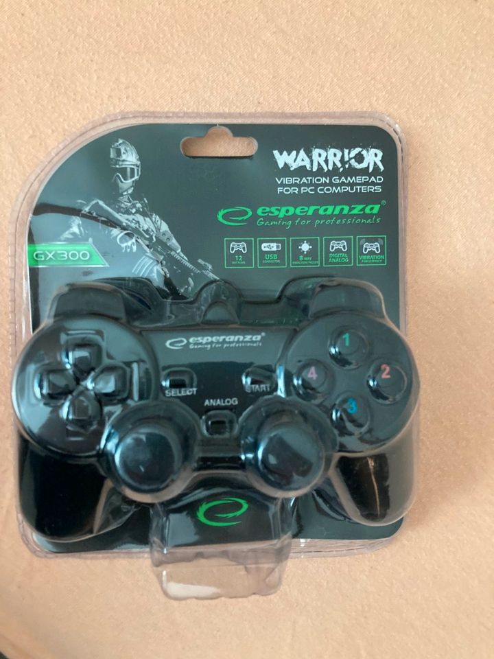 Esperanza WARRIOR GX300 - Computer Gamepad - PC Controller in Litzendorf