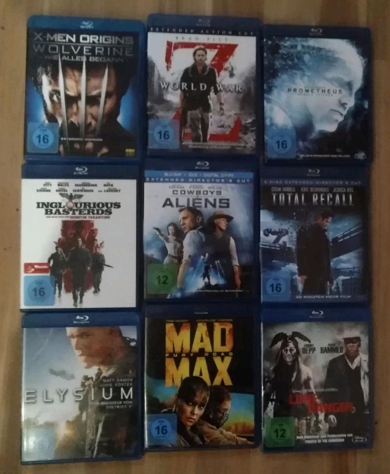 Ich verkaufe meine Blu-Ray Sammlung für 2€ die Blu-Ray in Köln