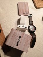 RAPTOR Damenuhr nagelneu Lederarmband rot/schwarz 5,5cm Uhr Nordrhein-Westfalen - Bad Driburg Vorschau