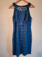 Festliches Kleid; blau/petrol mit Glitzerpailletten am Halsaussch Niedersachsen - Winsen (Aller) Vorschau