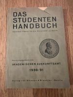 Das Studenten Handbuch von 1930/31 Berlin - Steglitz Vorschau