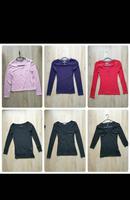 Shirts XS S langarm dreiviertel schwarz rot rosa Bayern - Neunburg Vorschau