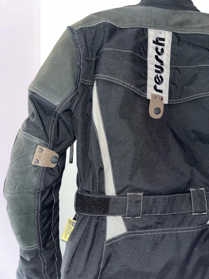 Motorradjacke Textil mit Ledereinsätzen, Fa. Reusch, Gr. XS / 36 in Lage