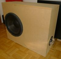 15"/38cm Subwoofer-Gehäuse (MDF, Bassreflex, 120l) Baden-Württemberg - Albstadt Vorschau