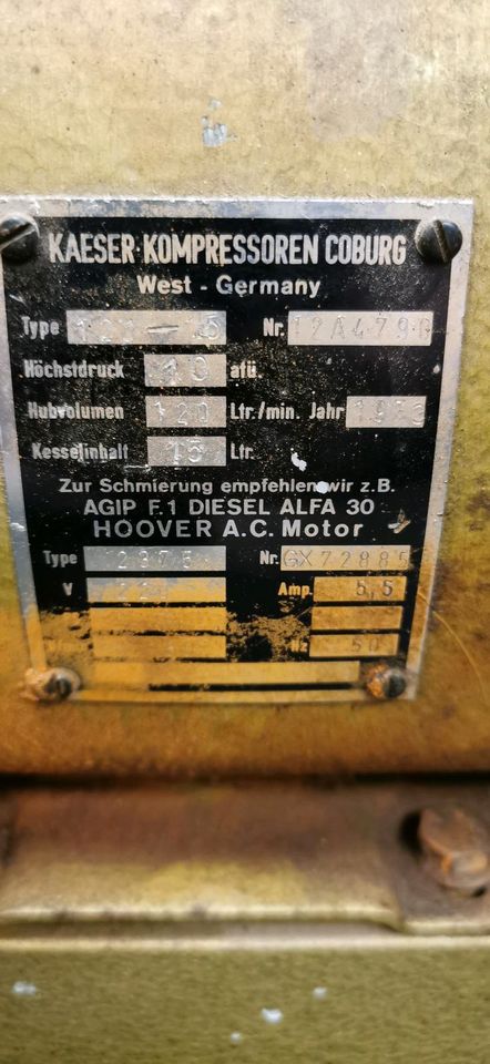 Kaeser Kompressor 2375 10 bar in Essen